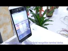 Yüksek çözünürlüklü 200W Face ID Katılım Sistemi Yüz Algılama Erişim Kontrol Sistemi