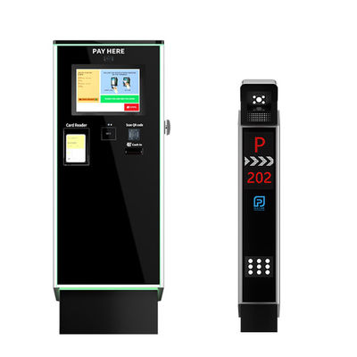 10.1 Inç Kişiselleştirilmiş LCD Ekranlı İstasyon Ücreti Kiosku Automático de Boletos Dispensador Sistem de Gestión de Estacionamiento con Carcasa de Acero